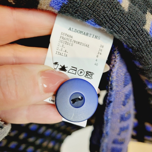 Aldo Martins checked sweater coat - Picture 6 of 11